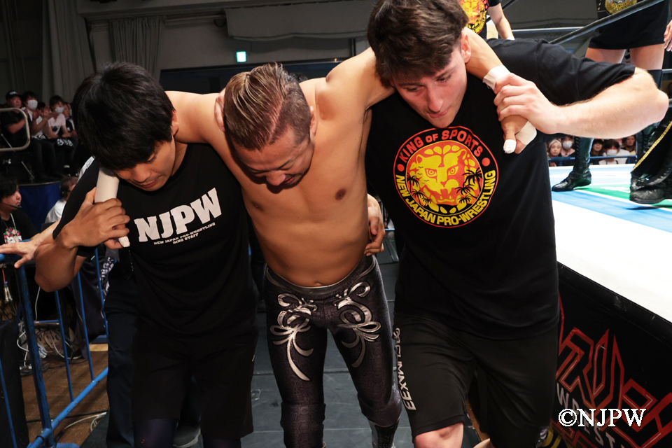 9/10【新日本】金丸が左ヒザ負傷のため9・10東金、9・11龍ヶ崎両大会を欠場…プロレス格闘技DX