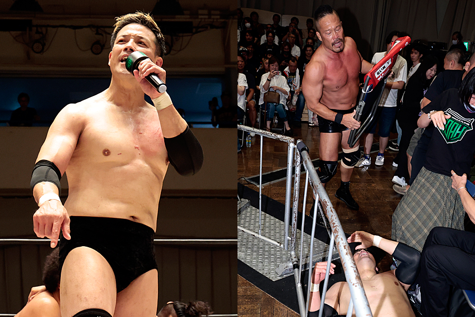 8/16【NOAH】潮崎激怒! 杉浦豪腕KO&T2000Xに宣戦布告「これが